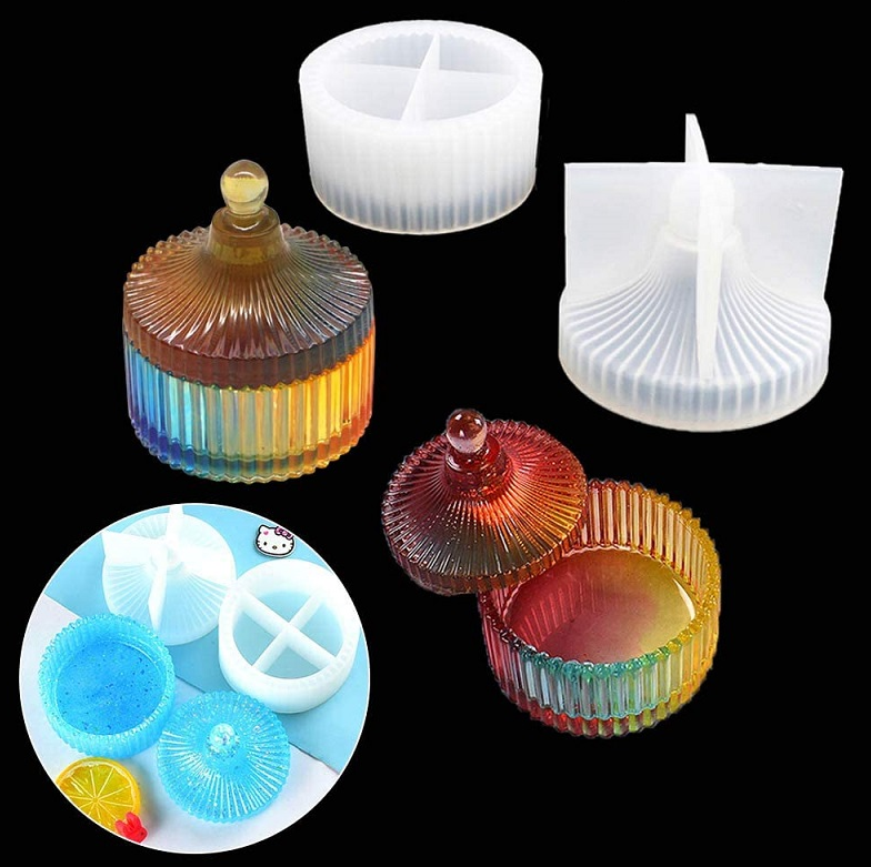 ROUND STRIPED STORAGE MOLD