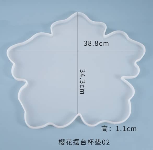 big cherry blossom tray mold