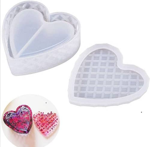 Tangential heart shape  storage mold