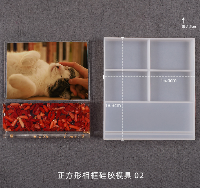 Photo Frame Resin Mold silicone 04