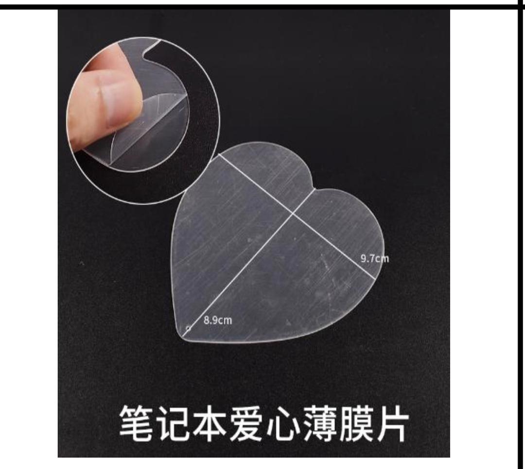 Notebook Acrylic film sheet(heart)