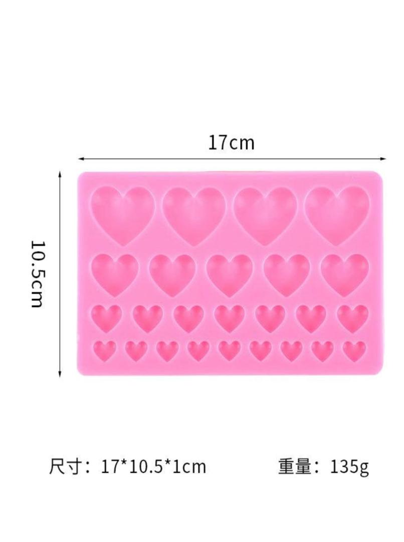 heart mold pink