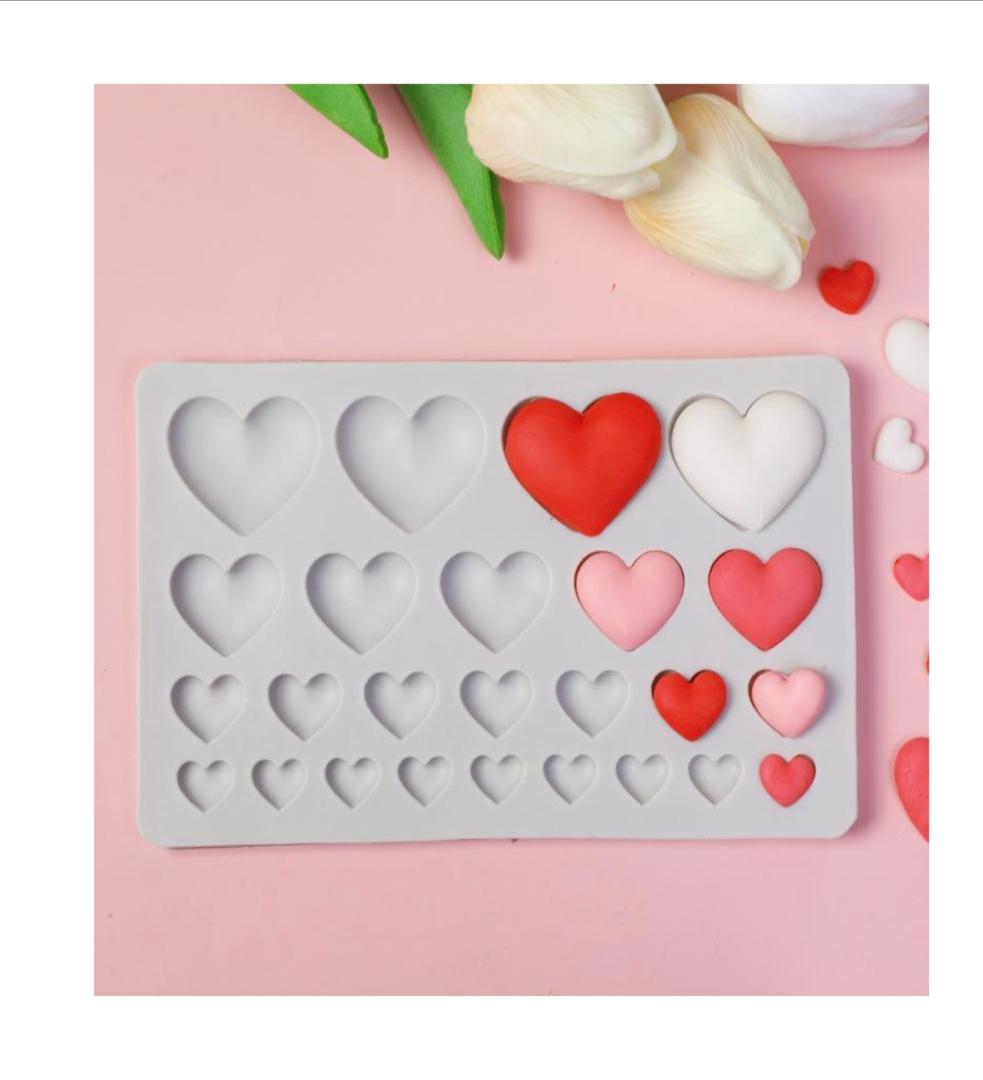 heart mold grey