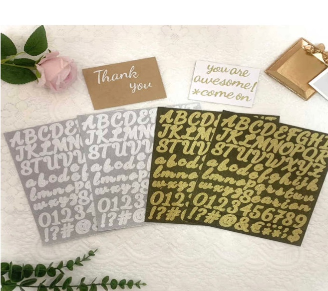 alphabet stickers
