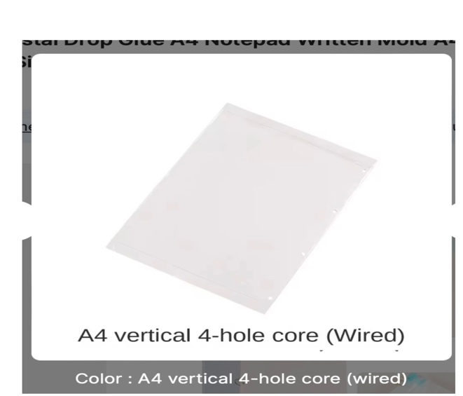 A4 notebook sheets