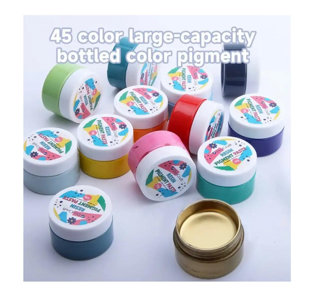 Resin paste pigment