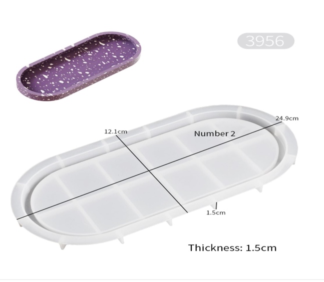 oval tray mold