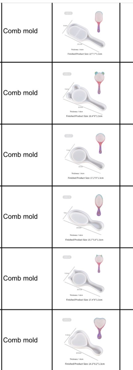 comb mold