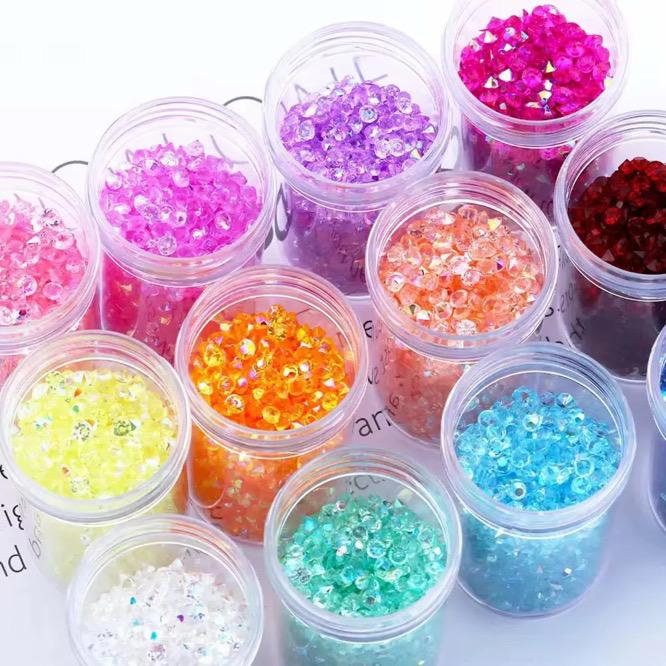colored crystal stone