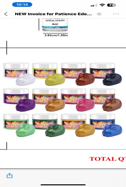 metallic paste