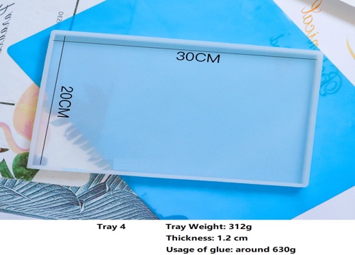 Rectangular tray mould 300*200mm