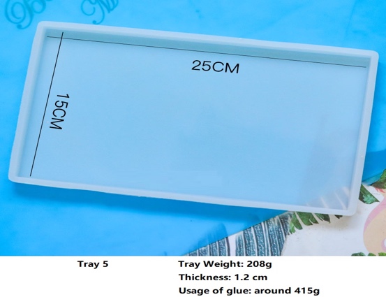Rectangular tray mould 250*150mm