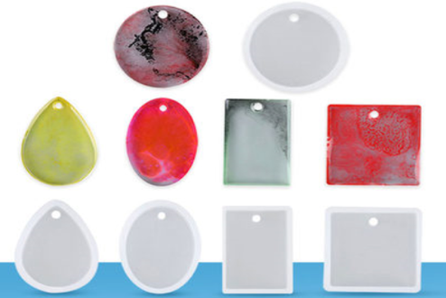 5 kinds of Geometric pendant mold
