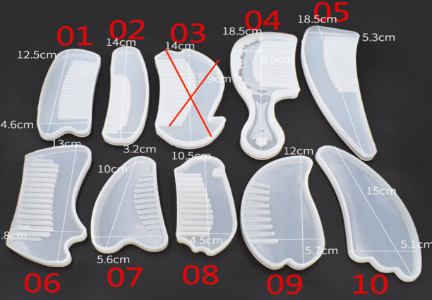 9 kinds comb mold