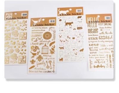 4 kinds stickers