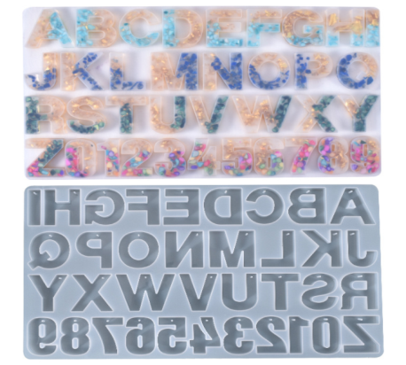 ALPHABET MOLD with holes